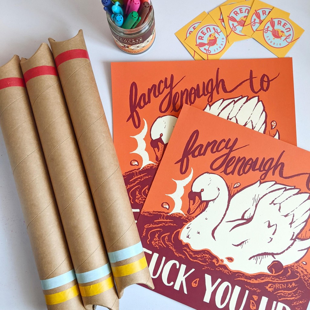 shipping screen print posters