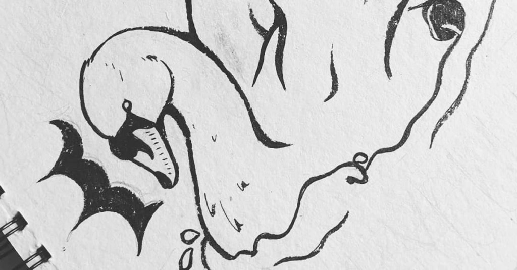 Fancy Enough Swan&nbsp;Illustration